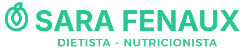 Logotipo Sara Fenoux. Dietista - nutricionista